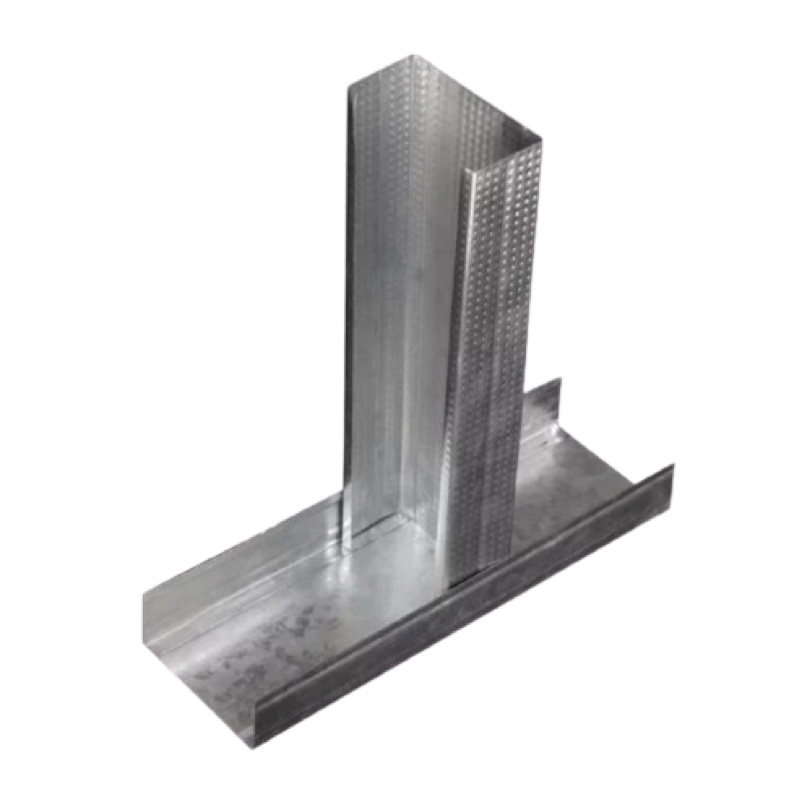 What is the spacing for metal studs in drywall?